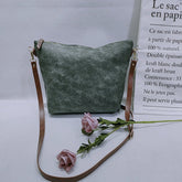 Two-Way Faux Leather Large-Capacity Crossbody Bag - Shah S. Sahota